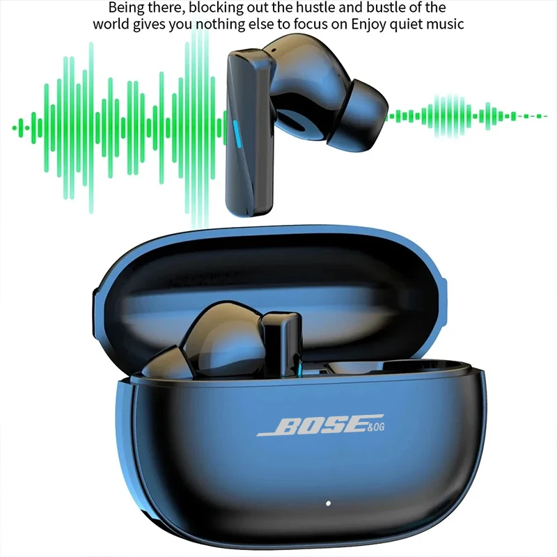 Bluetooth Earphones TWS Touch Control HiFi Wireless Headphone Mic Noise Reduction Earbuds Waterproof Game Motion BOSE&OG Air 7 wireless earbuds