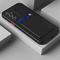 Card Slot Bag Holder Phone Case with Enhanced Durability and Functionality - Galaxy A57 (Black)