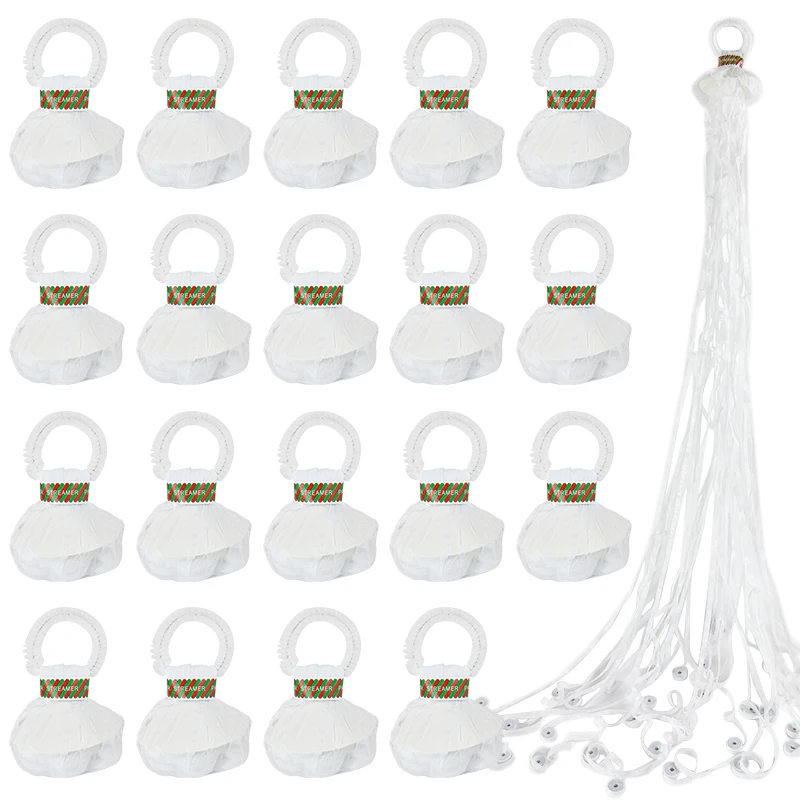 5/10/20Pcs Hand Throw Streamer Poppers Wedding Decoration Favors Supplies Kids Birthday Party Colorful Paper Confetti Guest Gift