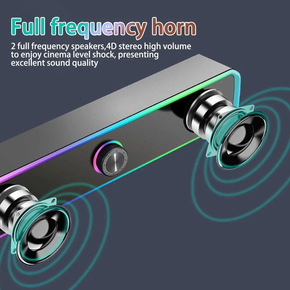 Bluetooth Speaker Home Theater Sound System 4D Surround Soundbar Computer Speaker for TV Soundbar Box Subwoofer Stereo Music Box
