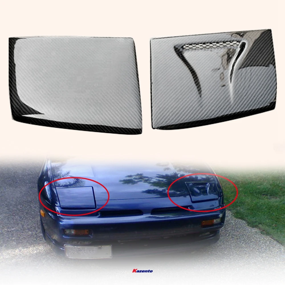 

For Nissan 180Sx Naca Style Headlight Covers Carbon Fiber