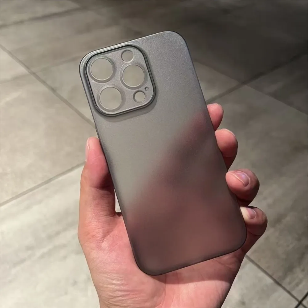 Ultra-Thin Clear Matte Phone Case