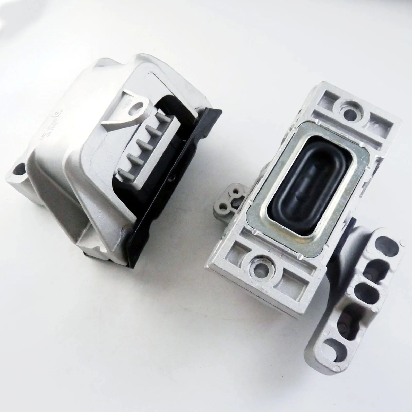 WOLFIGO 2pcs/pair Engine Motor Mount Front Left and Right 1J0199555 for VW Beetle Golf Jetta 1.8L 1.9L 2.0L 4cyl