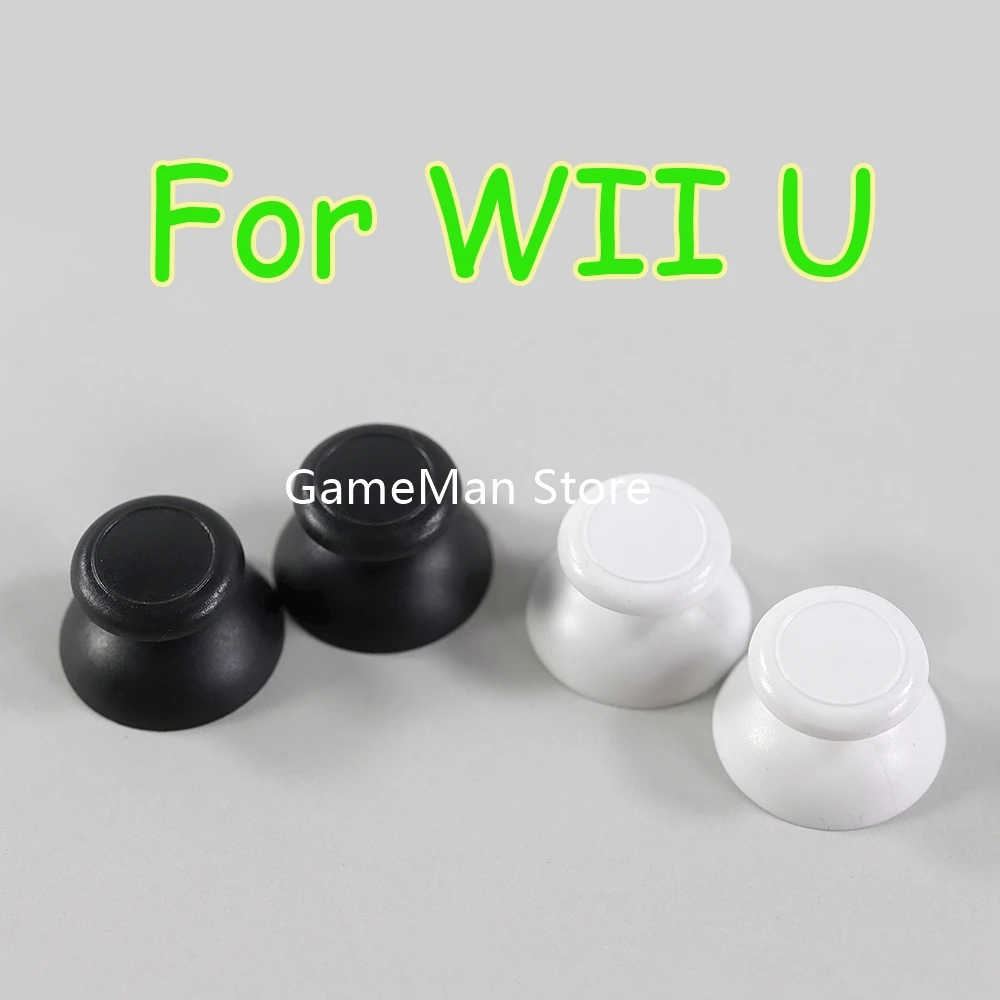 5 Pz/Lotto Big Hole White 3D Analog Cover Plastica Thumb Stick Rocker Joystick Grip Cap Shell Caps Per Wii U Wiiu Controller
