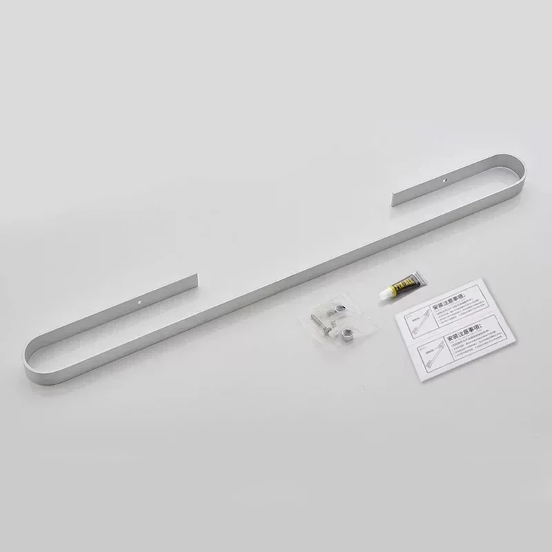 Free Punch Aluminum Slipper Rack Wall Mount Bathroom Bedroom Shoe Hanging Holder Organizer Toilet Wall Door Towel Storage Shelf 6