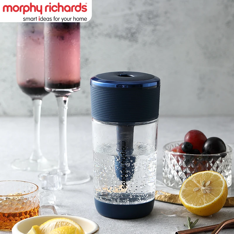 

Morphy Richards MR9801 Juicer Cup Soda Bubbles Fresh Fruit Juice Maker 250ML Portable Orange Lemon Squeezer 15000RPM Stirring