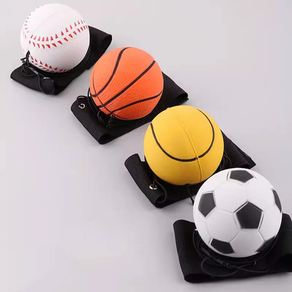 1Pc Returned Balls Wrist Elastic Ball Wrist Return Ball Hand Throw Back Exercise Coordination Gift Diameter 6Cm wrist return ball