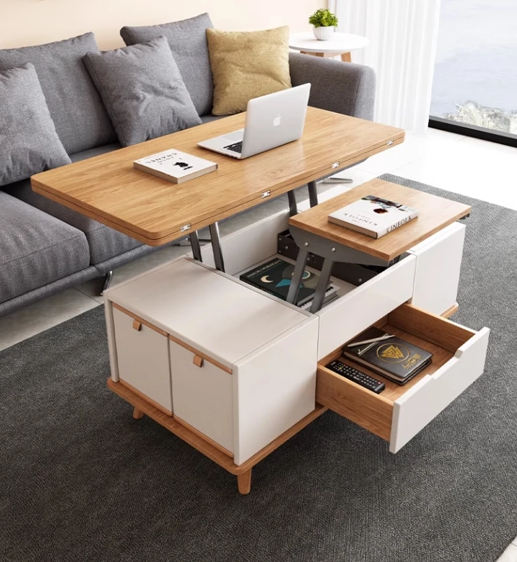 Unique Italian Coffee Table Modern Cheap Designer Accessories Coffee Table Aesthetic Drawers Wooden Couchtisch Salon Furniture