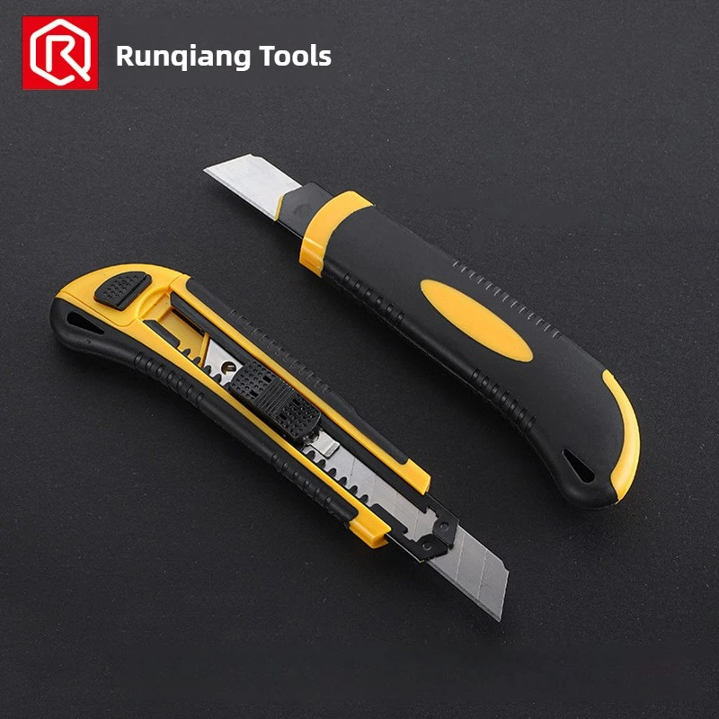 유틸리티 나이프 팩 박스 커터 접이식 유틸리티 나이프 9MM 와이드 스냅오프 블레이드 박스 포장용 골판지 절단용 엑택토 나이프