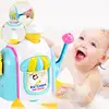Ice Cream Bubble Machine Kids Blower Toy Children'S Bathroom Water Toy Creative Bubble Maker Baby Shower Play Water DIY Toy 2