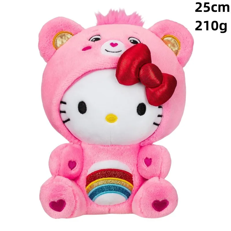 thumbnail image 1 of 38CM MINISO Disney Carebear Juguete de peluche colorido Oso arcoíris Muñeca durmiente Muñeca de trapo Oso cómodo Almohada Compañero Regalo de cumpleaños, 1 of 5