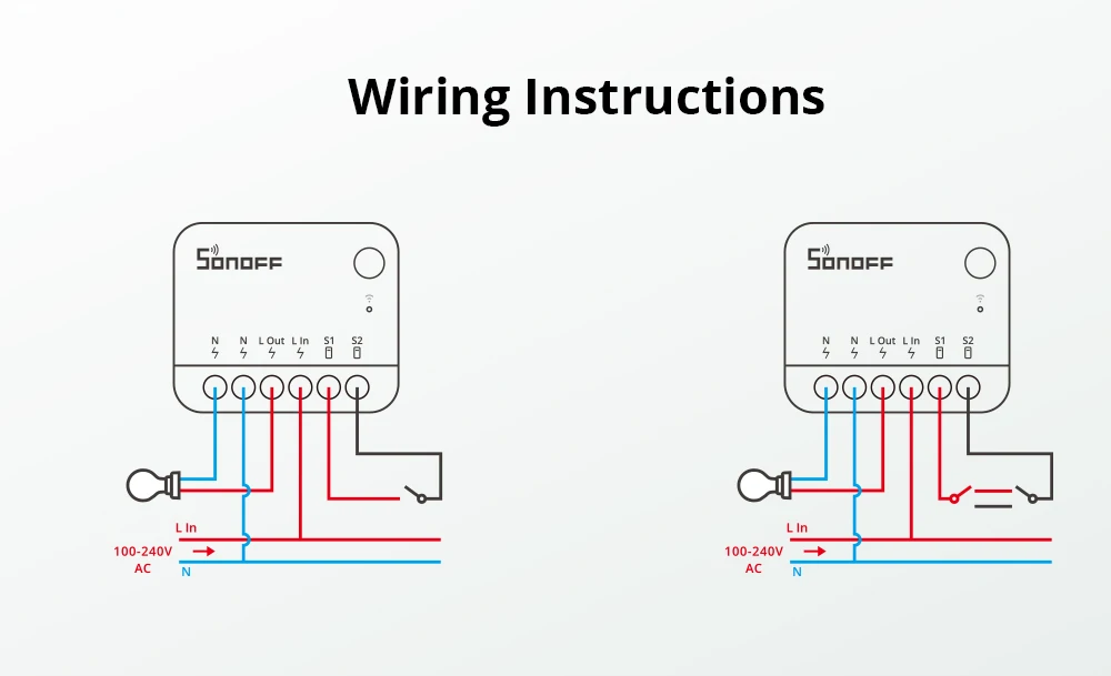MINI R4 Matter MINIR4M Matter Relay Mini R4 Extreme Detach Relay Scene Breaker