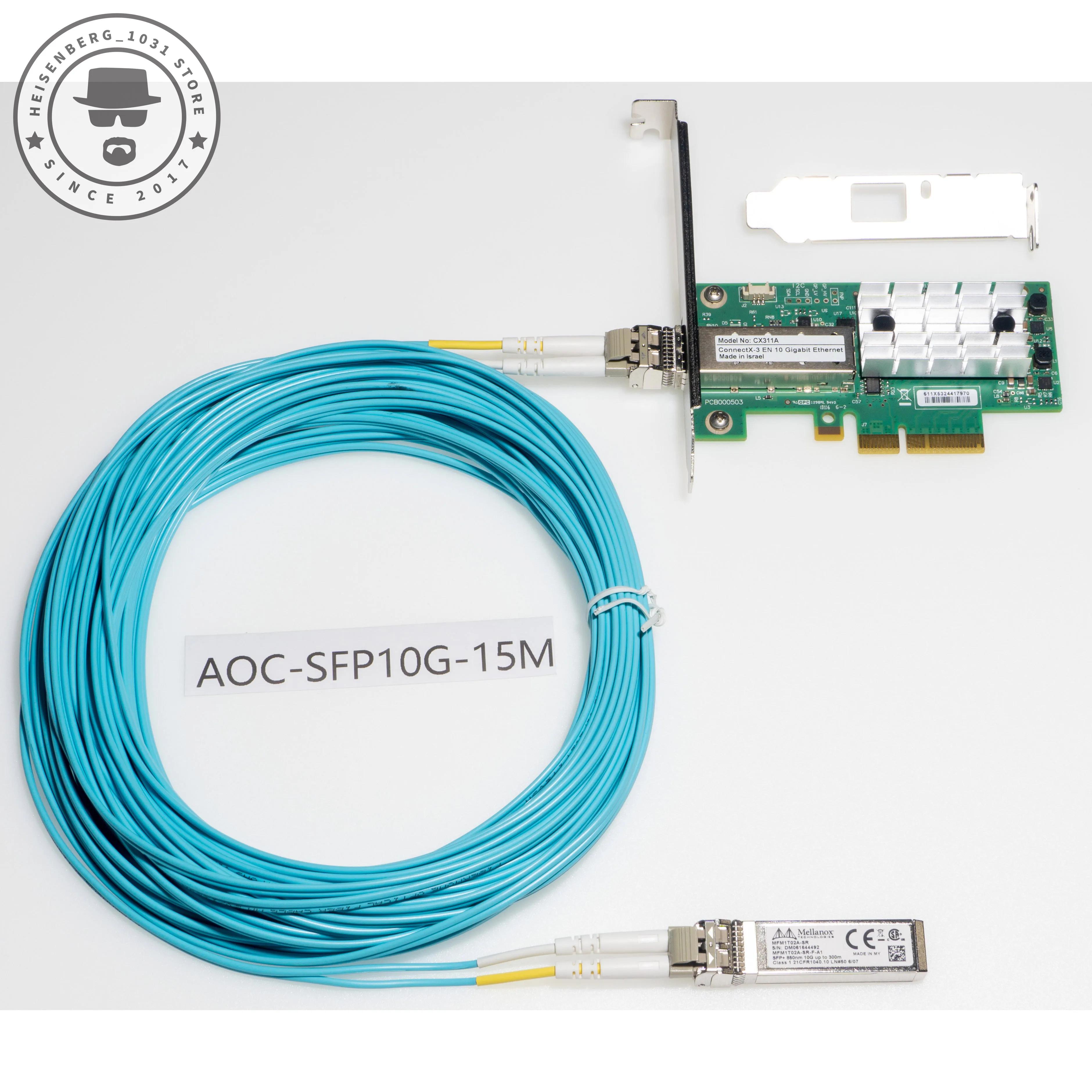 Enhanced 10Gb Network RDMA NIC with SFP+ Optic Transceiver