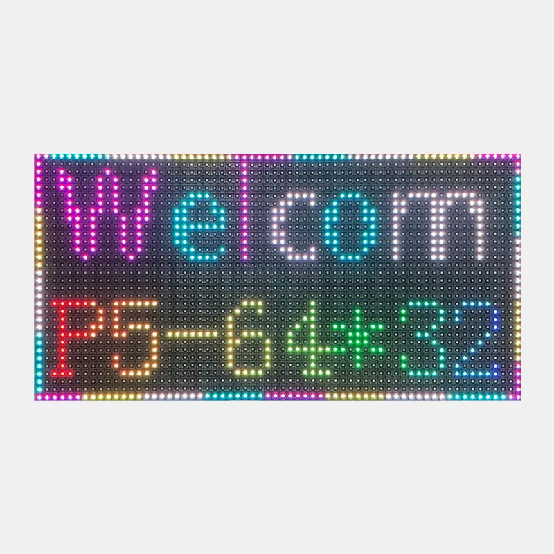 P5 Full Color Surface Mount RGB Module Indoor Electronic Screen Conference Room Grande Screen Display HUB75 LED Panel 320*160mm led video display panel