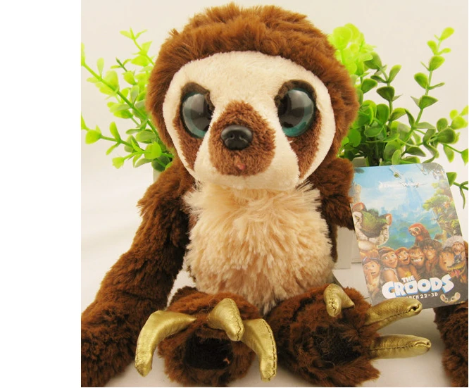 Muñeco de peluche de mono de brazo largo, cinturón perezoso de 65cm y 100cm, juguetes suaves de ojos grandes, regalo para bebé