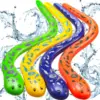 4 Pieces Dive Eels Catch a Snake Dive Toys Water Snake Toy Swimming Pool Games for Toddlers Boys Girls Teens Adults 1