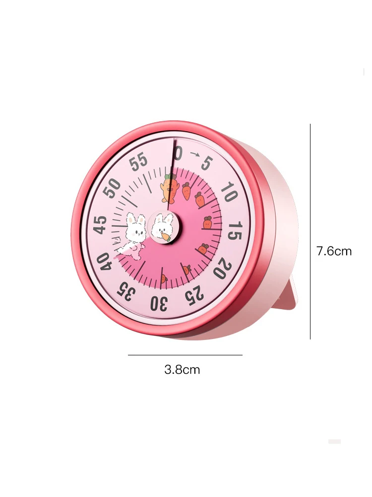 Description Picture 6 of itemKitchen Timer Magnetic,Visual Timer for Kids,60-Minute Visual Countdown Timer with Loud Alarm and stand Timer for Cooking Study
