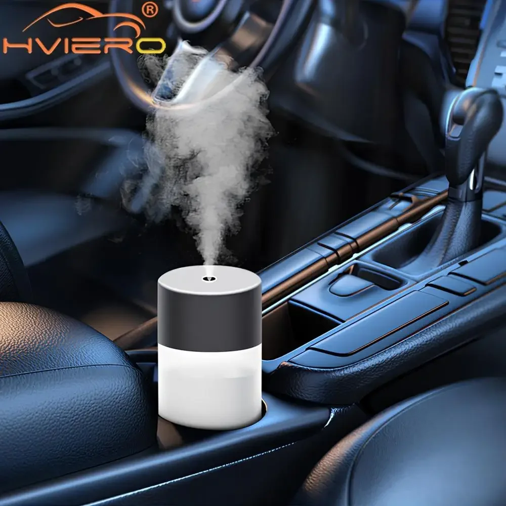 1PCS 260ML Air Humidifier Ultrasonic Mini Aromatherapy Diffuser Portable Sprayer USB Essential Oil Atomizer LED Lamps Home Car air humidifier