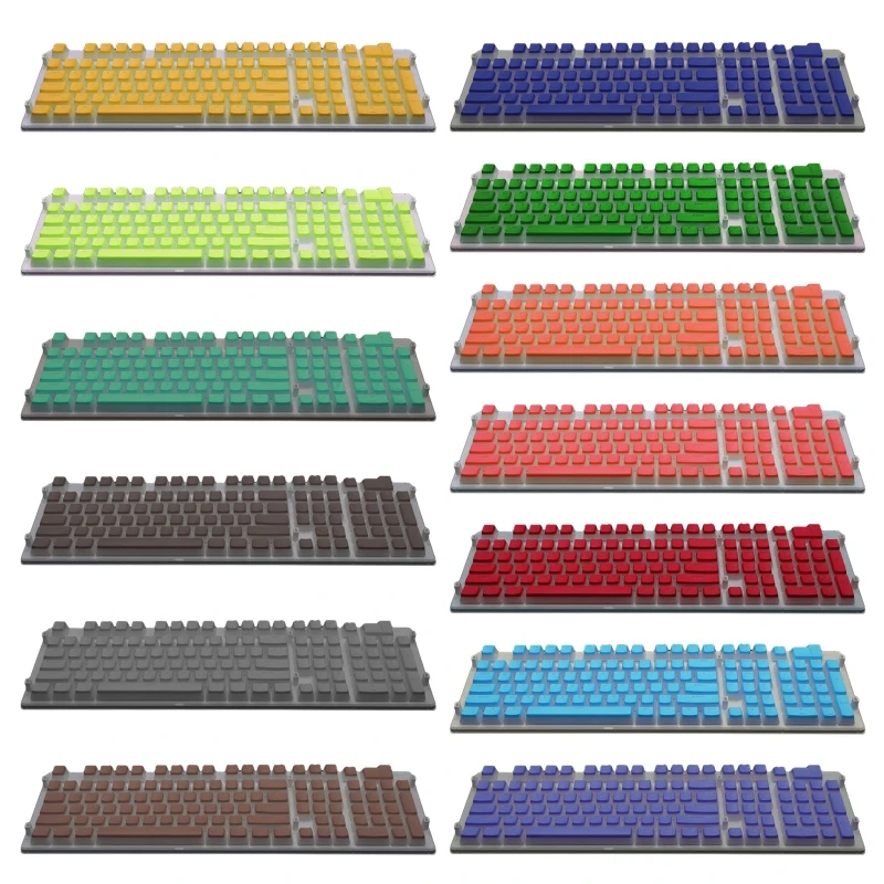 Juego De Teclas PBT Para Teclado Mecánico, Juego De 108 Teclas Con
