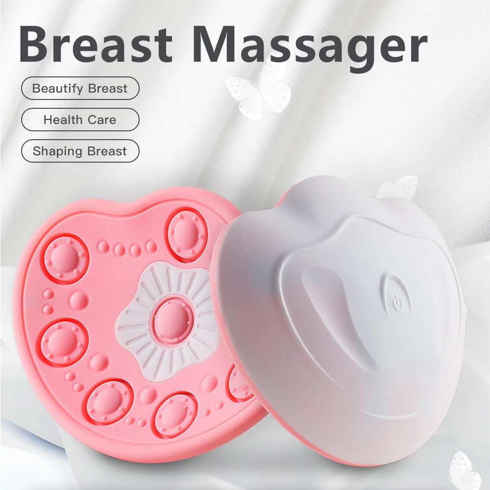 

Wireless Chest Enlargement Massager with Hot Compress Breast Enhancer Anti Sagging Device Breast Red Light Massage Therapy Tool