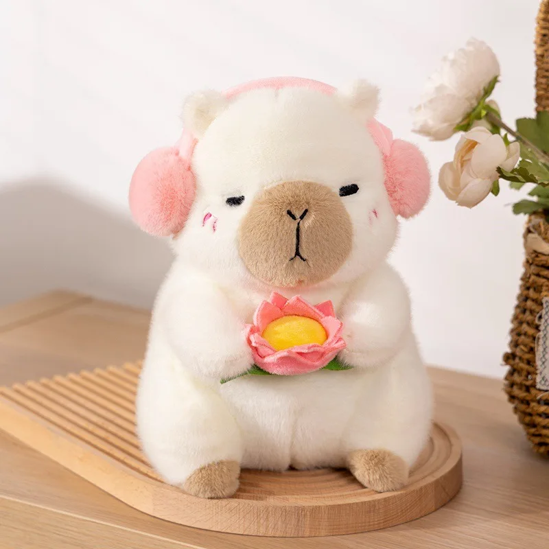 Capybara Capibala 인형, 감, Ruyi, 원숭이 봉제 장난감, 어린이 선물 쿠션, 신제품