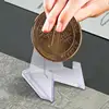 Mini Easels Display Stand  Acrylic Easel Stand Transparent Card Coin Phone Display Holder For Art Classes Trade Show 3