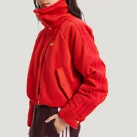 Produit officiel authentique Adidas - Manteau de sport décontracté brodé à revers pour femme pour l'hiver 2026 KH2661 6