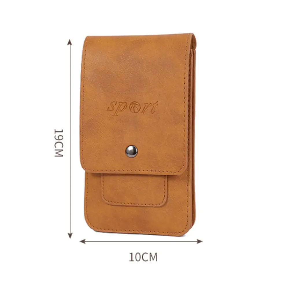 Spacious Universal Mobile Phone Holster with Metal Buckle and Belt Clip