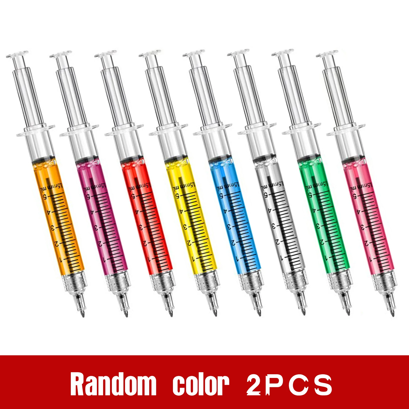

2 шт., разноцветные медицинские шариковые ручки для медсестер