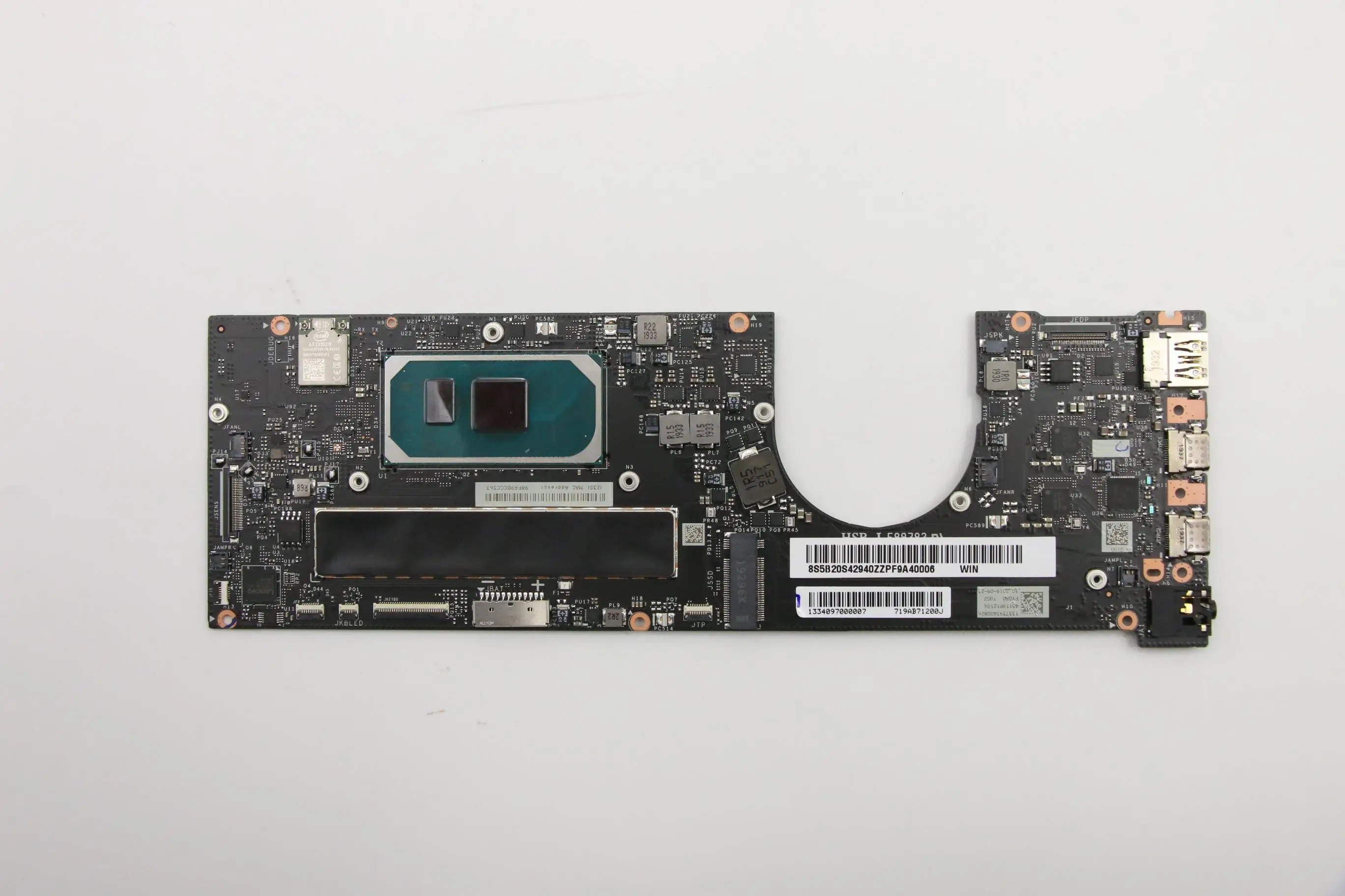 

5B20S42940 For Lenovo ideapad Yoga C940-14IIL Laptop Motherboard 12GB RAM I7 1065G7 Processor 100% Full Tested