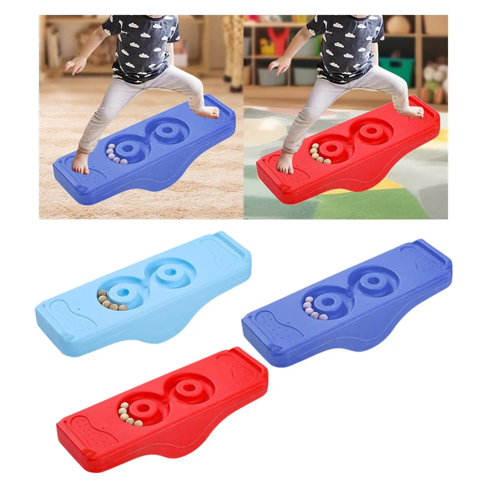 Kids Balance Board Balance Training Equipment Balancing Board Seesaw Rocking for Fitness Indoor Outdoor Home Exercise