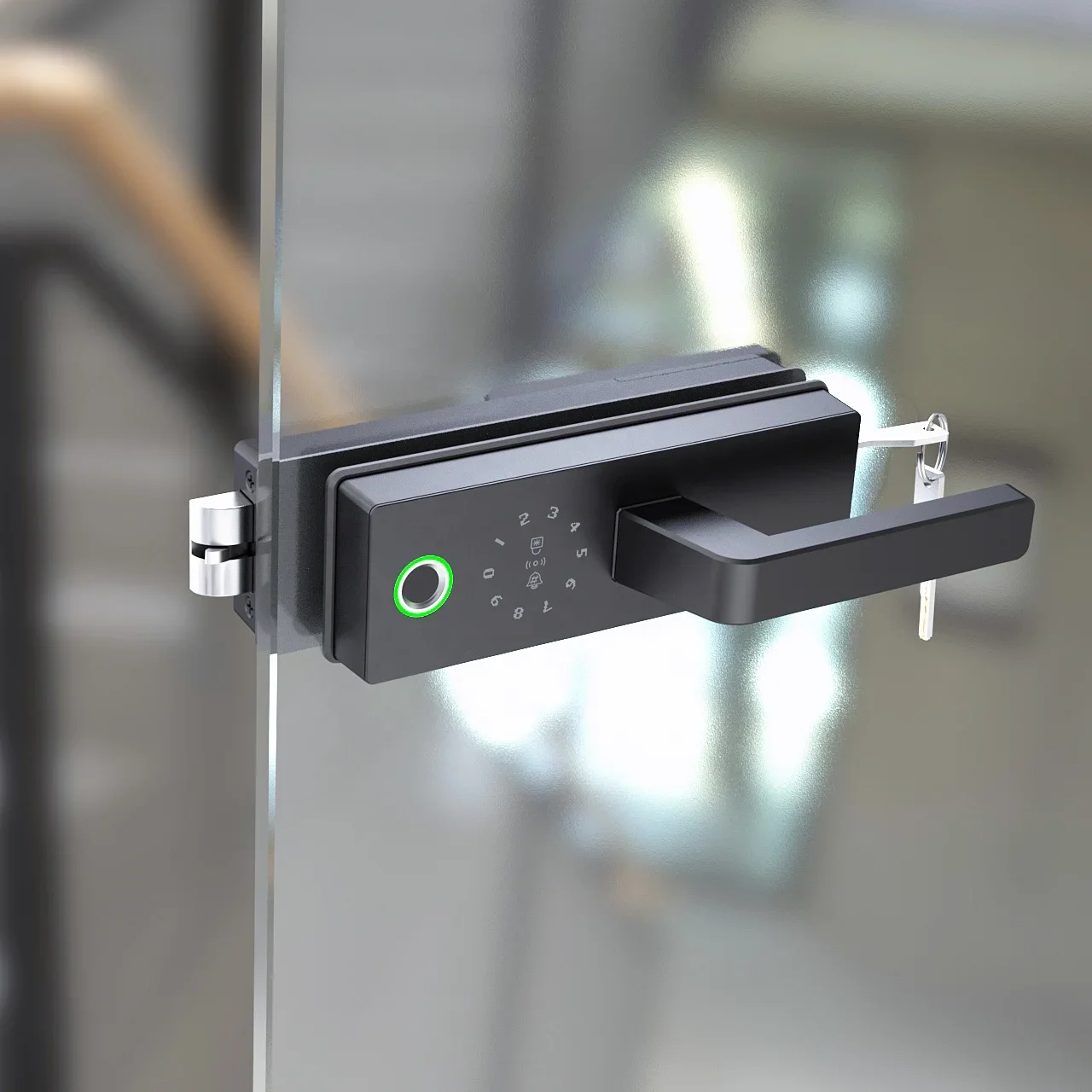 

New office smart lock tuya smart wifi door lock for aluminum door