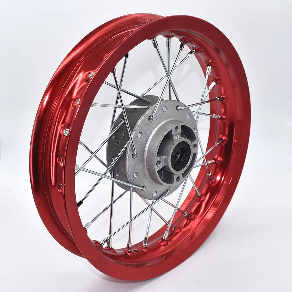 1.85 12inch Front aluminum Rims Brake A Style Disc Plate Wheel Rims Hub