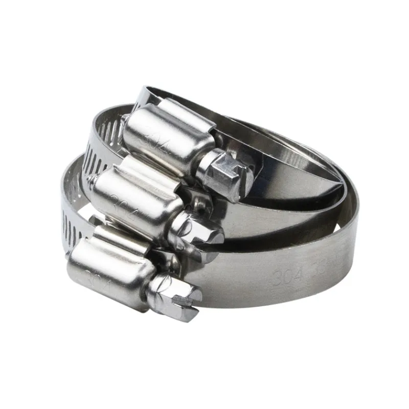 Description Picture 5 of itemAdjustable Drive Hose Clamp 304 Stainless Steel Fuel Line Worm Size Tube Clip Hoop Hose Clamp For Water Pipe Plumbing 8 to 254mm