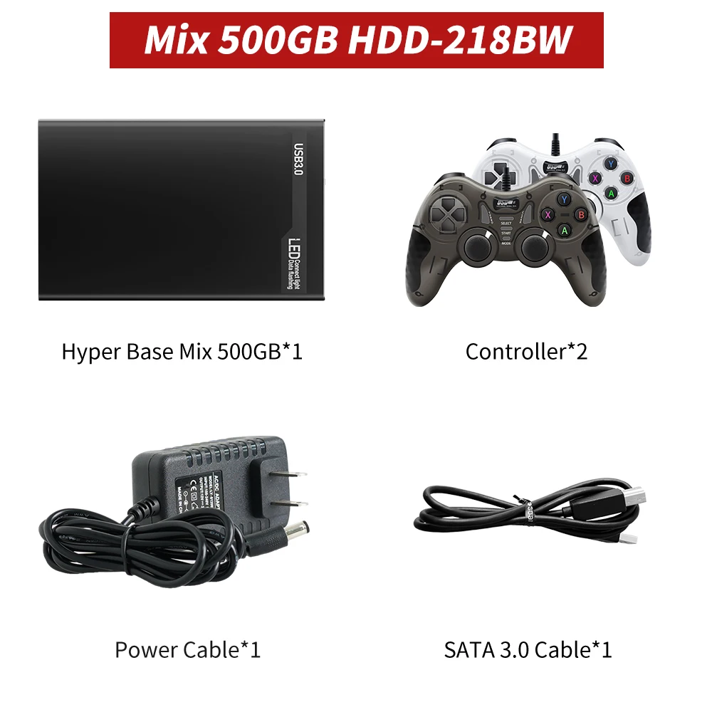 Mix 500GB HDD-218BW