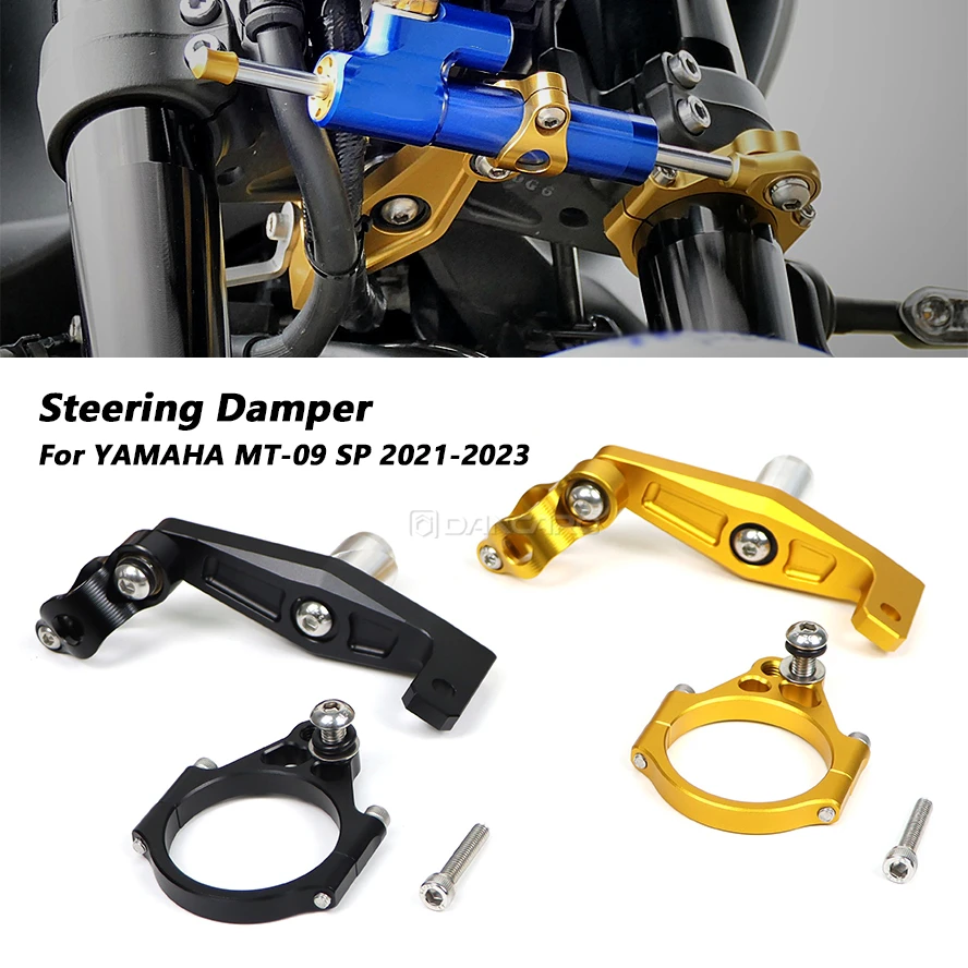 MotorcycleSteeringDamperBracketStabilizerSupportForYAMAHAMT09MT09SP202120222023