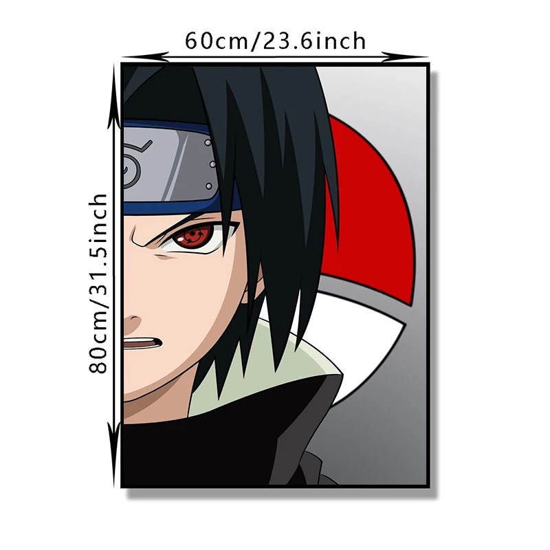 Anime ninja personagem uchiha shisui desenho animado pintura decorativa  preto e branco retro arte cartaz da lona - AliExpress