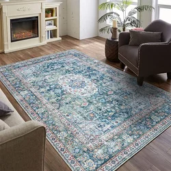 Persian Carpet Living Room Bedroom Decor Vintage Rug Home Decoration Machine Washable Floor Mat Lounge Area Rugs Tapis Salon