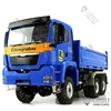 LESU Three-Way 1/14 RC Hydraulic Dumper Truck Metal Chassis for DIY Man TGS Tipper Model W/ Lights Sound ESC Motor Th16711-SMT9 1