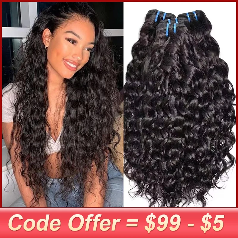 Peinados Elegantes Ondas De Agua En Cabello Extensiones Con Ondas