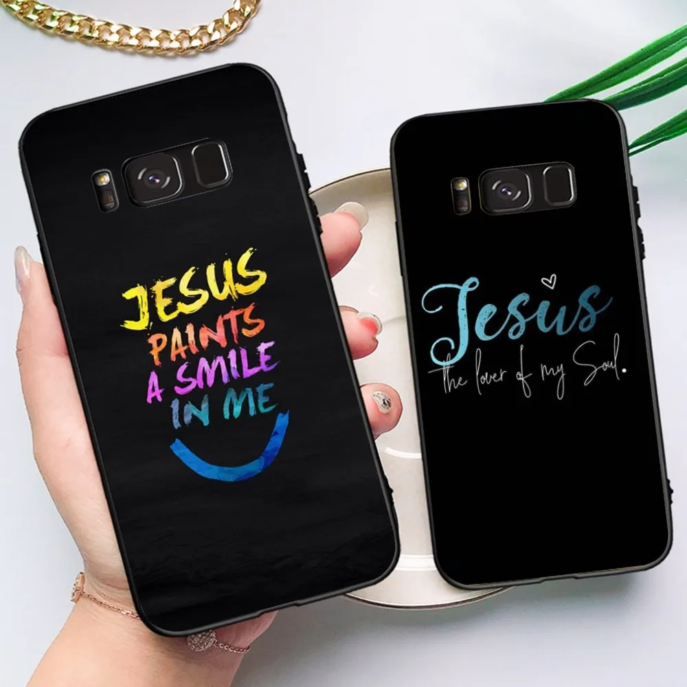 

Faith Christian Religious Jesus Art Phone Case For Samsung Note 8 9 10 20 Pro Plus Lite M 10 11 20 30 21 31 51 A 21 22 42 02 03