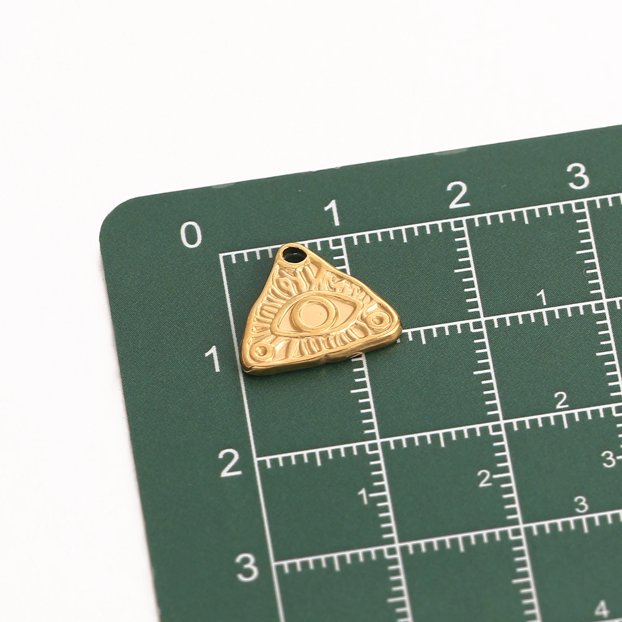 3 Stücke Gießen Herz Auge Charms Edelstahl Schmuck Machen Cz Evil Eye Anhänger Diy Glück Amulett Ohrringe Halskette Handwerk Charme – Detail 34