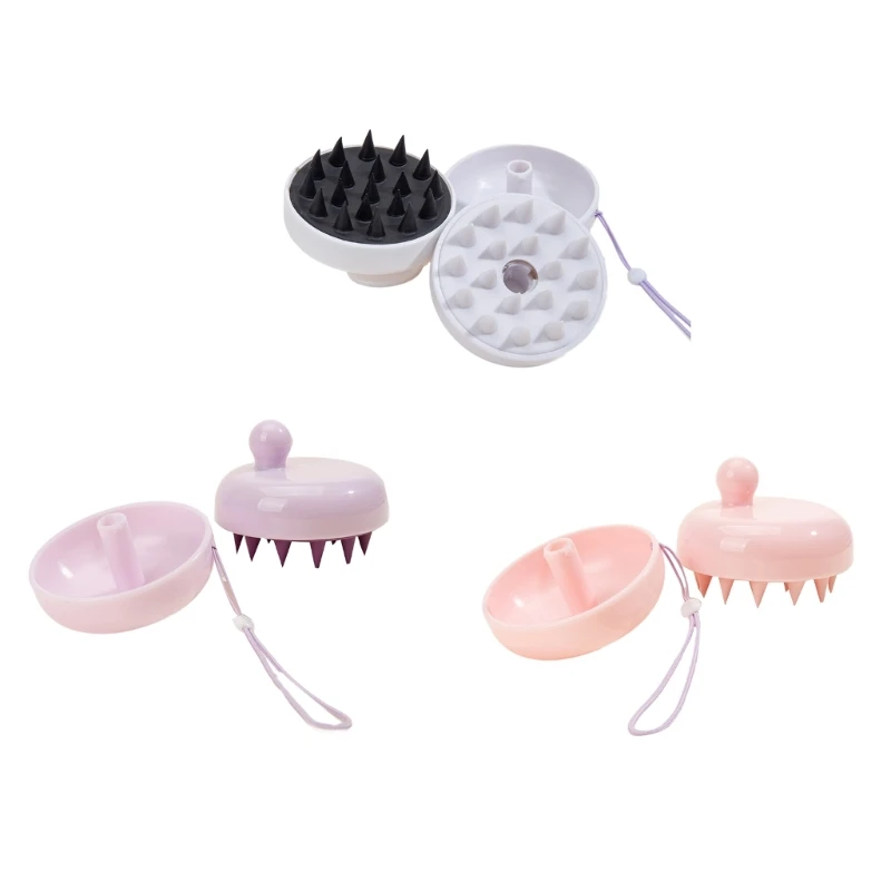 

Scalp Exfoliator Brush for Removing Dandruff Promoting Hair Growth Soft Silicone Bristles Exfoliator for Dandruff