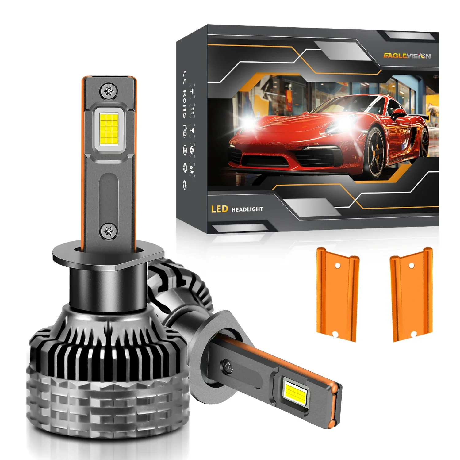 Led Headlight Lamp Bulb for Cars High Power Projector Headlight Canbus 12v 24v H