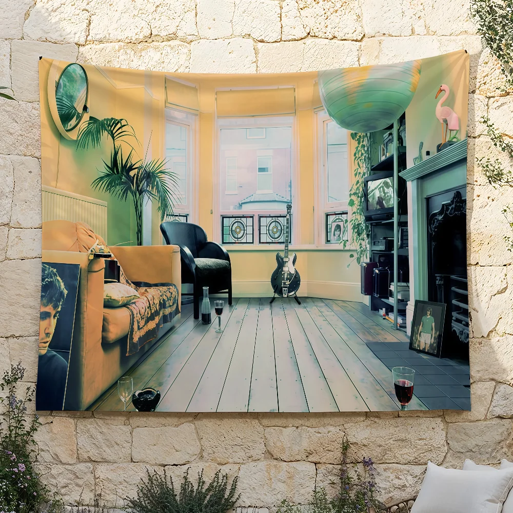 Premium Oasis Rock Band Flag for Indoor & Outdoor Decor