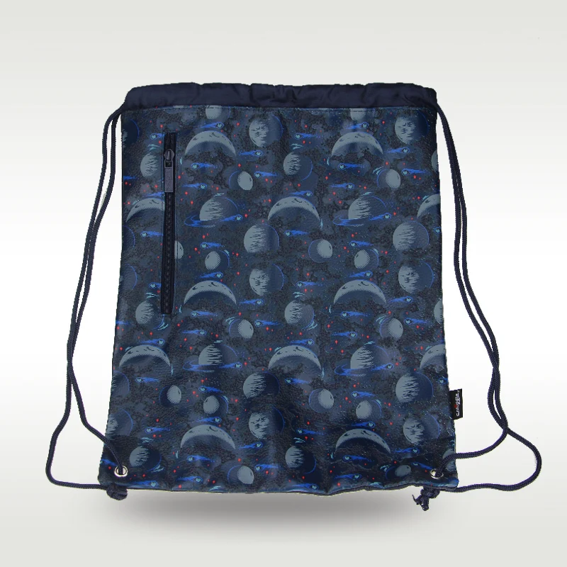 

Австралийский оригинальный студенческий Лидер продаж Smiggle, высококачественный рюкзак с темно-синей планетой, универсальная сумка на шнурке