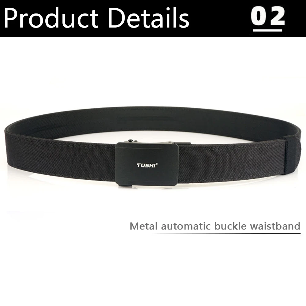 ALPTACTICS Steifer taktischer Gürtel für Herren, Metall-Automatikschnalle, Militär- und Polizeigürtel, 1100D-Nylon-Gürtel, lässiger Gürtel für Herren – Detail 9
