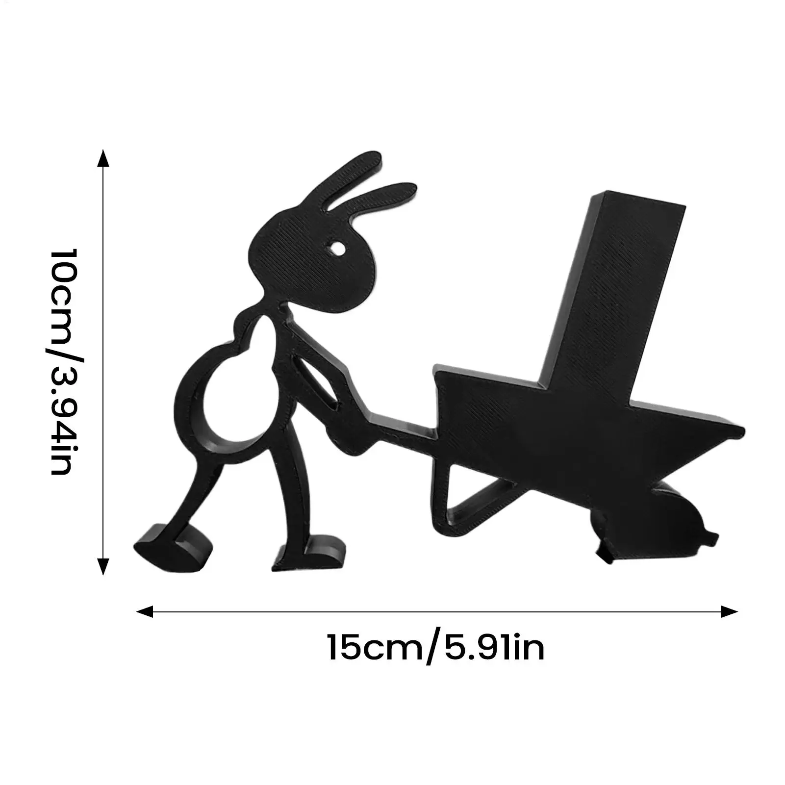 Toilet Paper Holder Stand Ant Shaped Cute Funny Matte Decor Bathroom Tissue Holder for Bathroom Kitchen RV Camping Travel Home