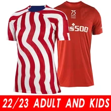 2022 2023 Atletico Madrides Jersey JOAO SUAREZ FELIX 21 22 dorosłych i dzieci 75 Edycja rocznicowa koszulka piłkarska personalizacja tanie tanio CN (pochodzenie) Z OCTANU Zestaw Egzotyczna odzież WOMEN
