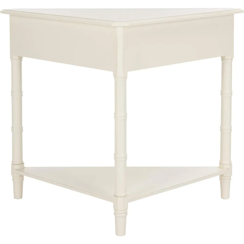American Homes Collection Gomez Vintage Grey Corner Table 6